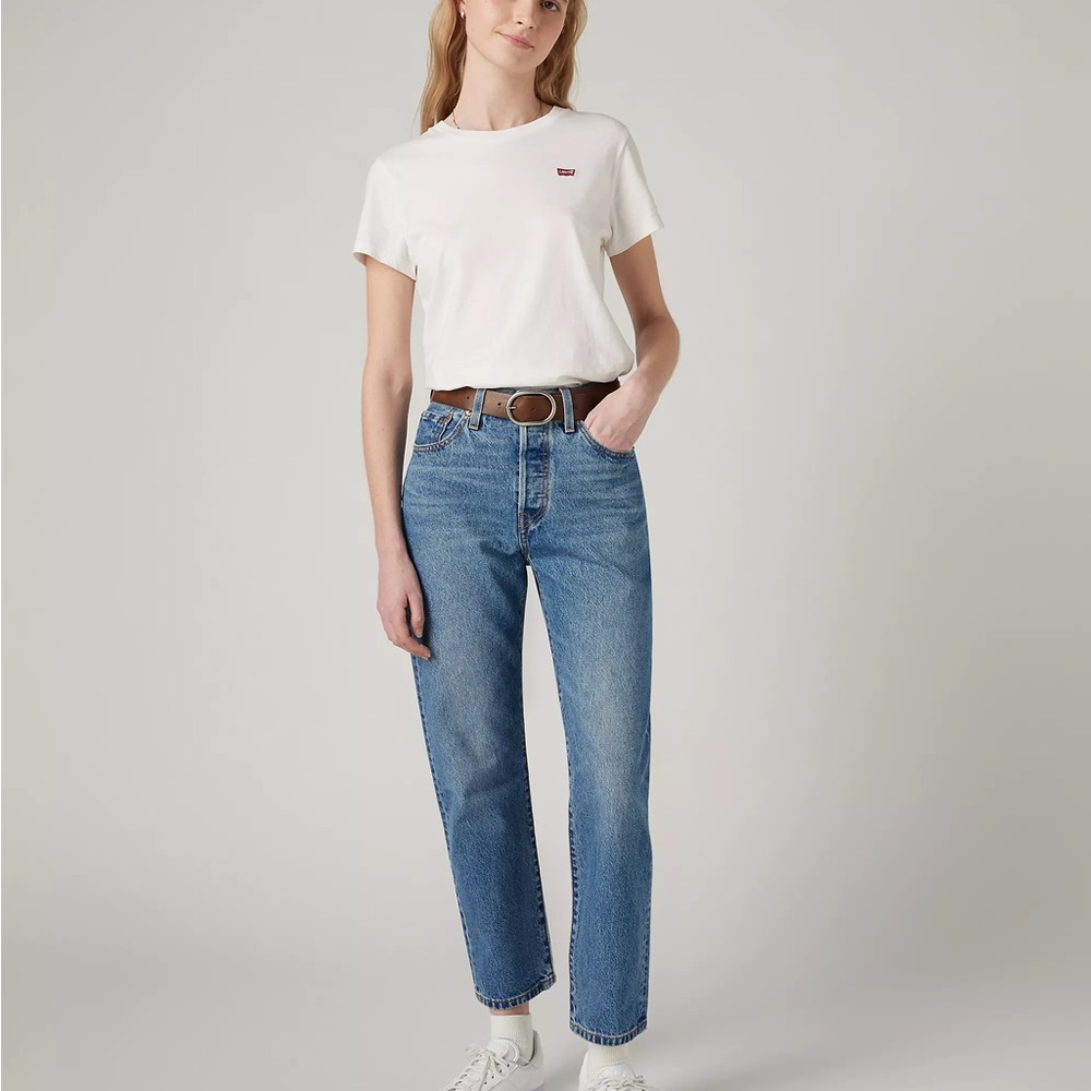 Levi's original 501 cropped jeans